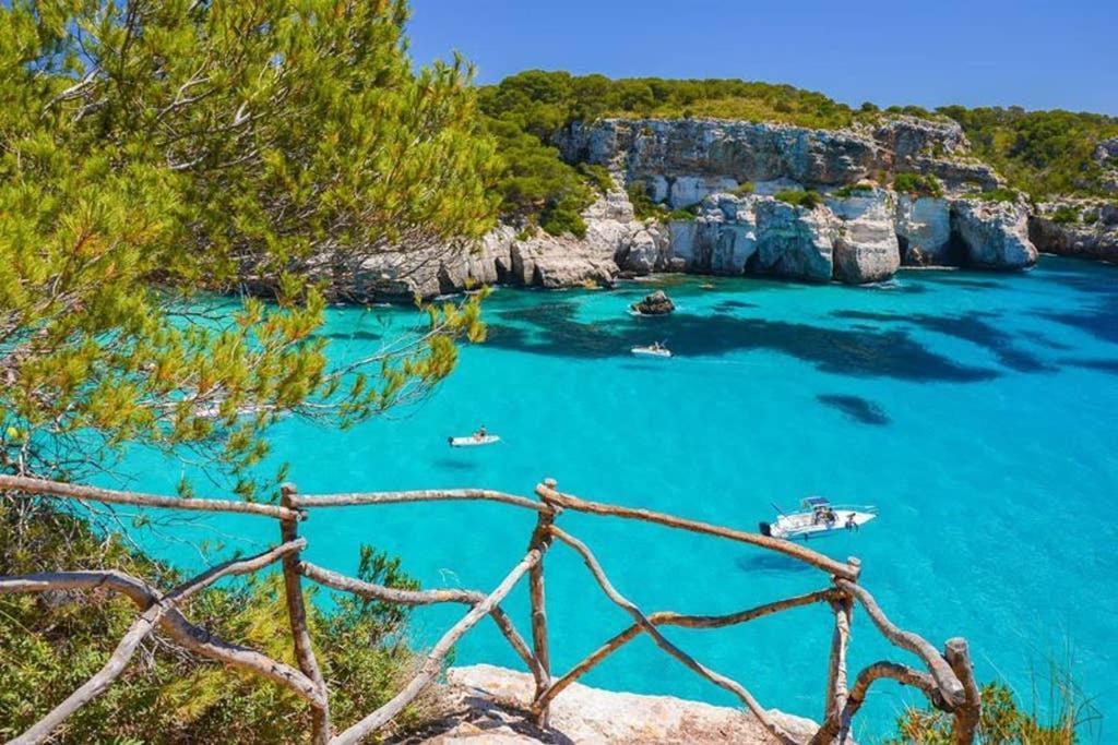 Miravent Terraza Y Jardin Frente Al Mar Menorca Apartment Fornells  Ngoại thất bức ảnh