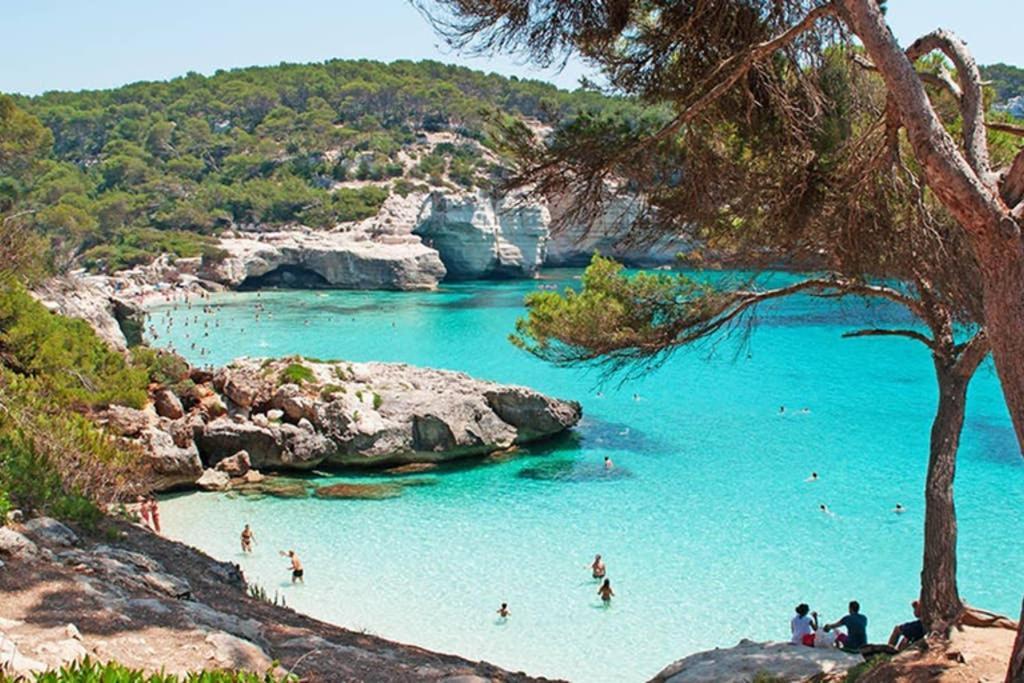 Miravent Terraza Y Jardin Frente Al Mar Menorca Apartment Fornells  Ngoại thất bức ảnh