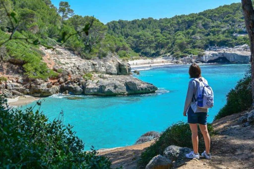 Miravent Terraza Y Jardin Frente Al Mar Menorca Apartment Fornells  Ngoại thất bức ảnh