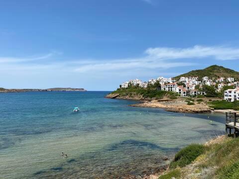 Miravent Terraza Y Jardin Frente Al Mar Menorca Apartment Fornells  Ngoại thất bức ảnh